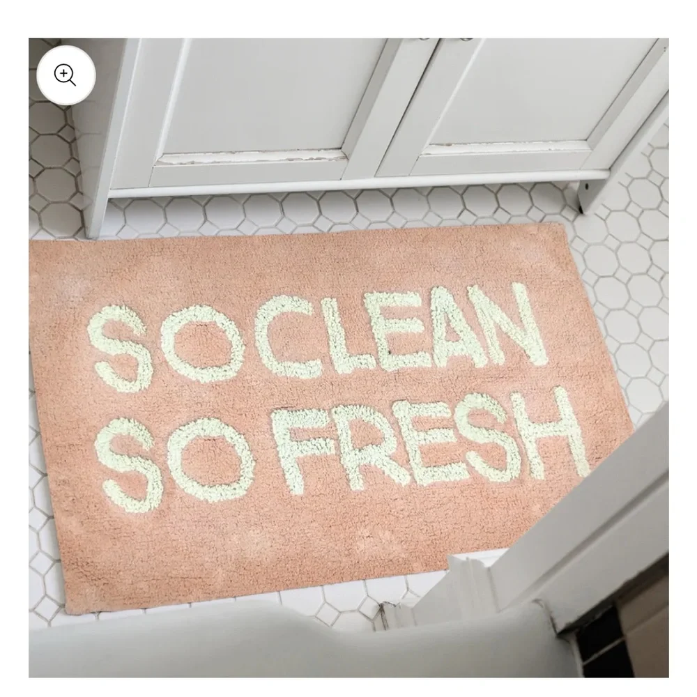 Primitives by Kathy Pink Bath Rug